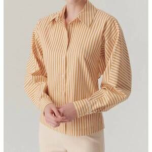 NEW EXQUISE emersyn shirt in brown